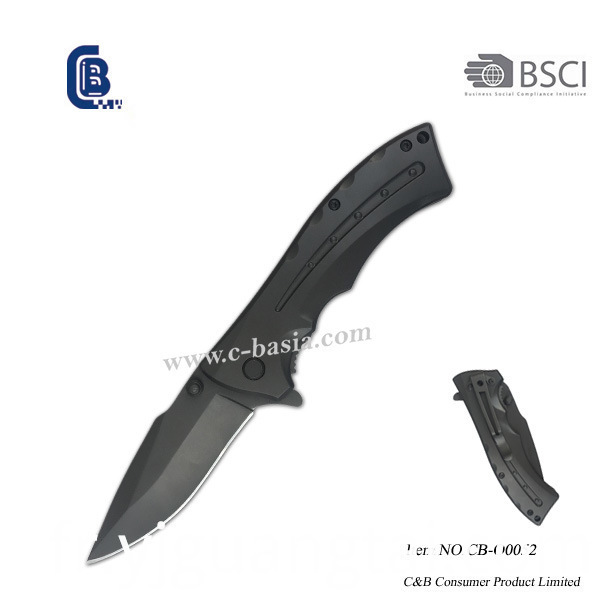 Couteau pliant de camping en acier Stzinless, couteau de poche de survie